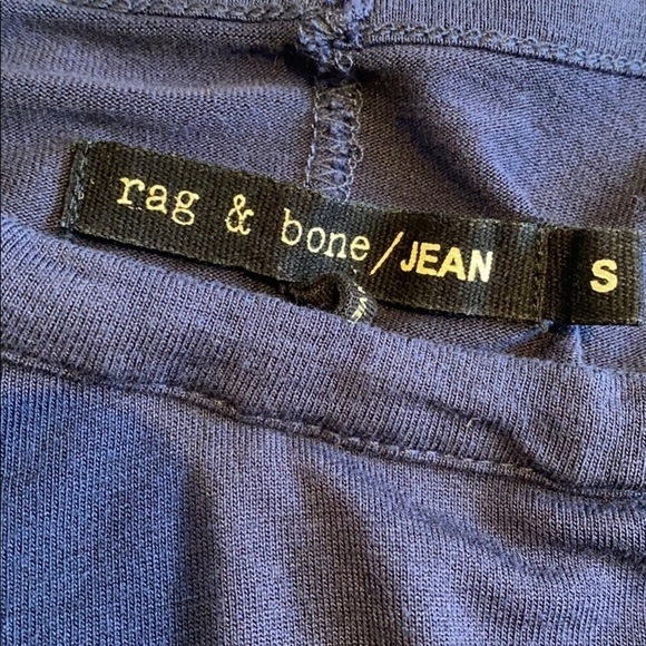 Rag & Bone navy jersey long sleeve top Sz Small - Picture 5 of 5